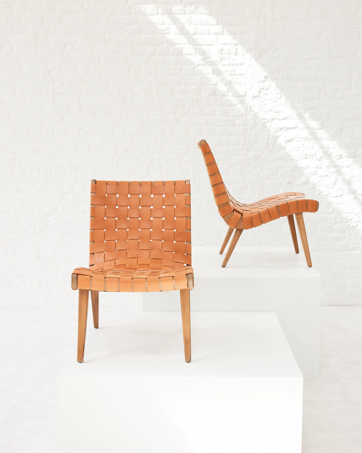 Jens Risom "No. 654" Lounge Chairs