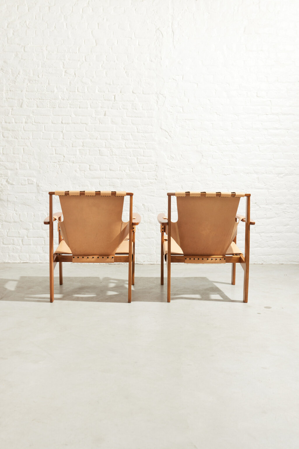 Pair of "Triennale" armchairs by Carl Axel Acking