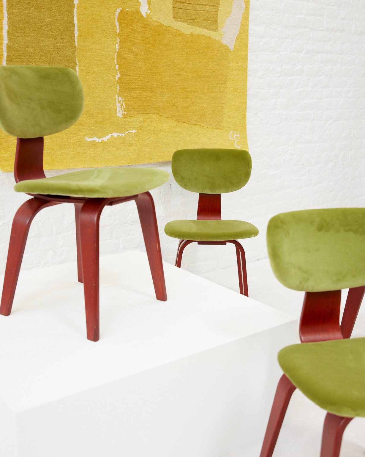 Set of 4 "SB 02" dining chairs by Cees Braakman