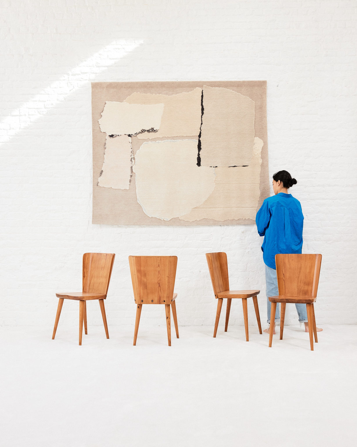 Set of 4 Dining chairs by Carl Malmsten