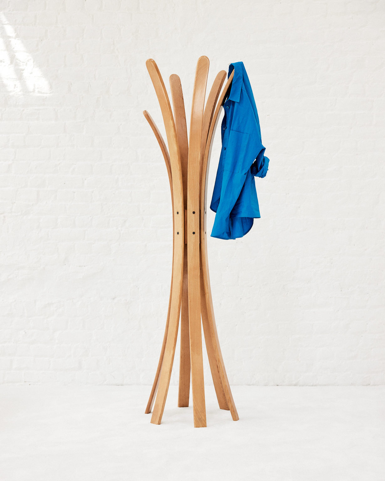Wood Coatrack Italy - 1970's