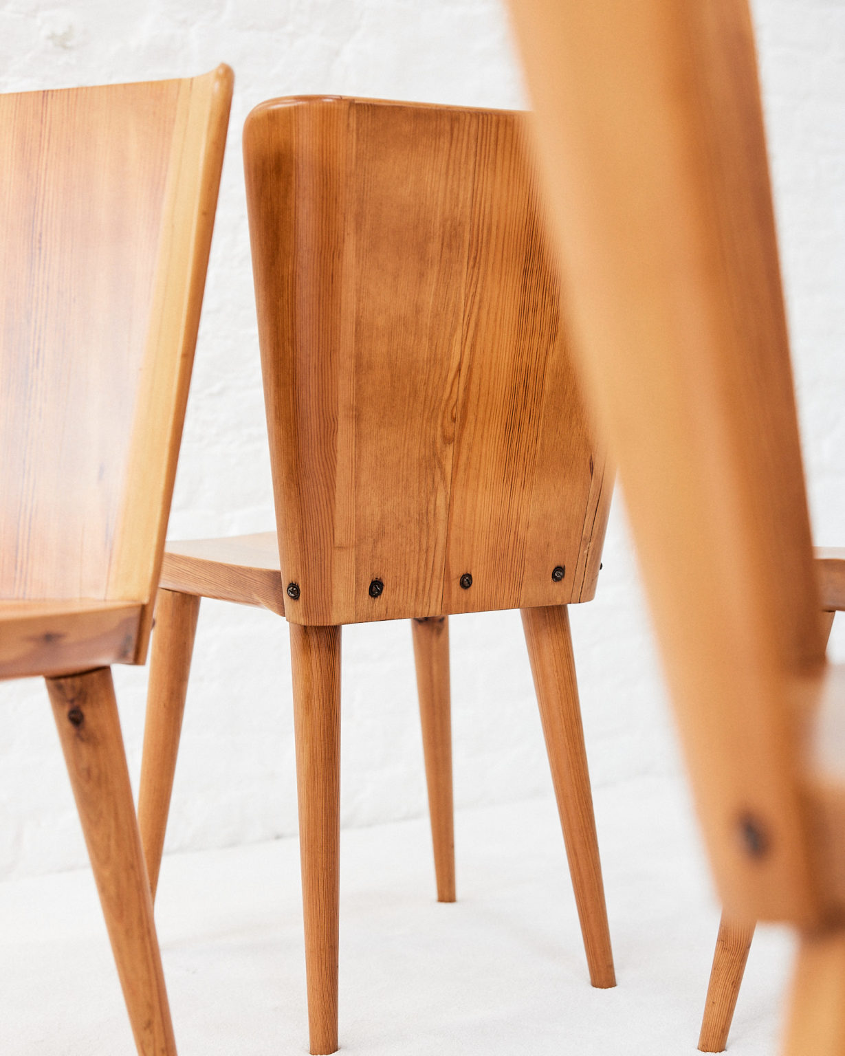 Set of 4 Dining chairs by Carl Malmsten