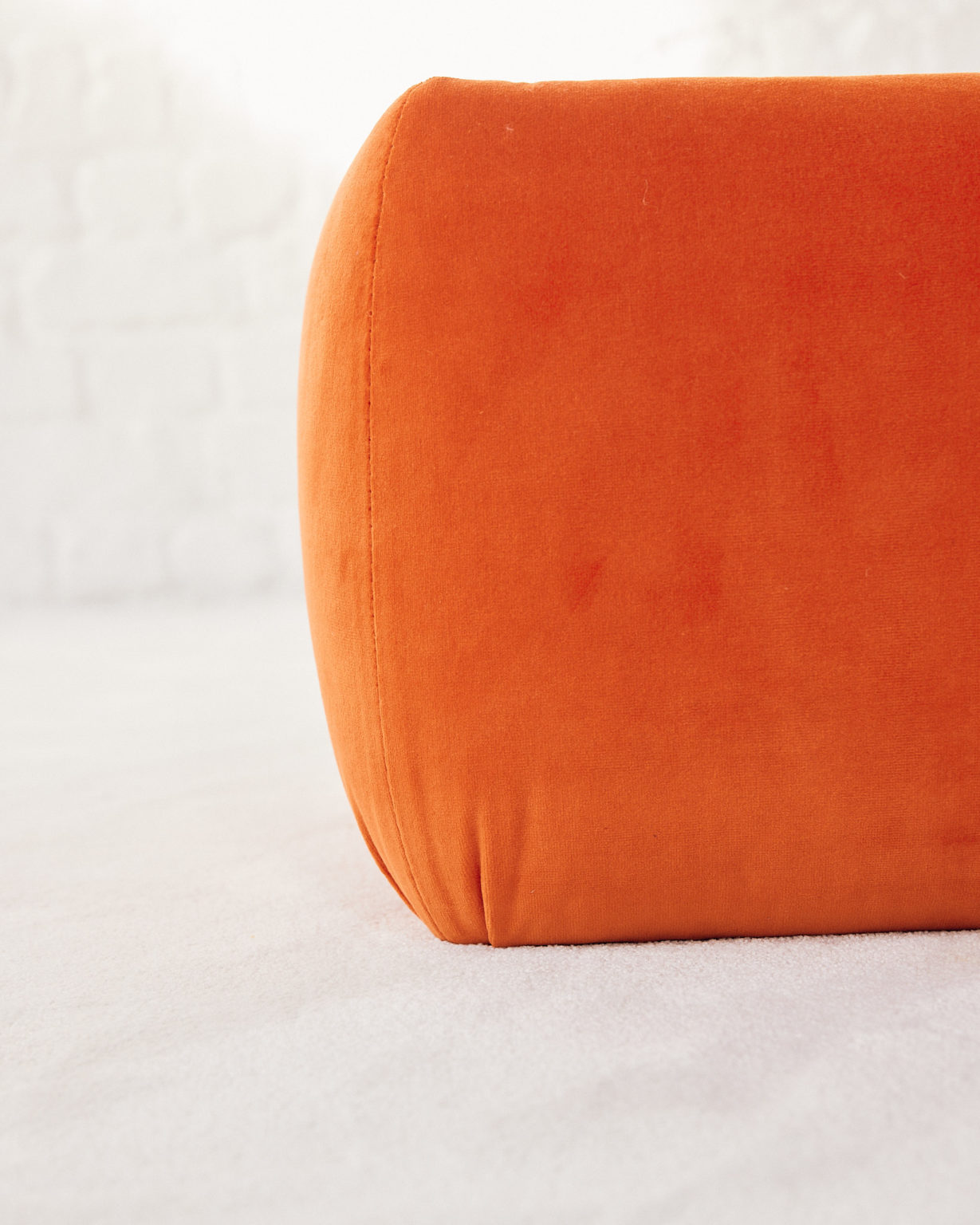 Orange Side table in style of Roche Bobois