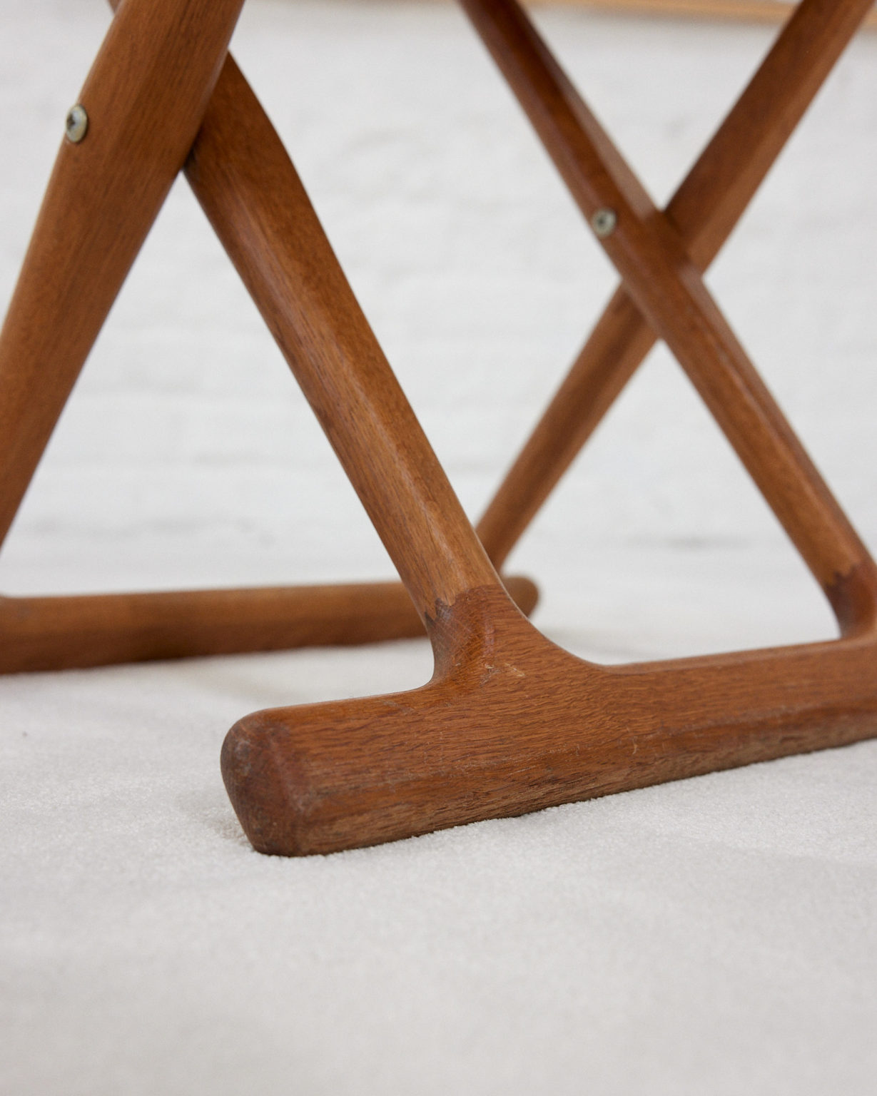 Folding Stool by Poul Hundevad