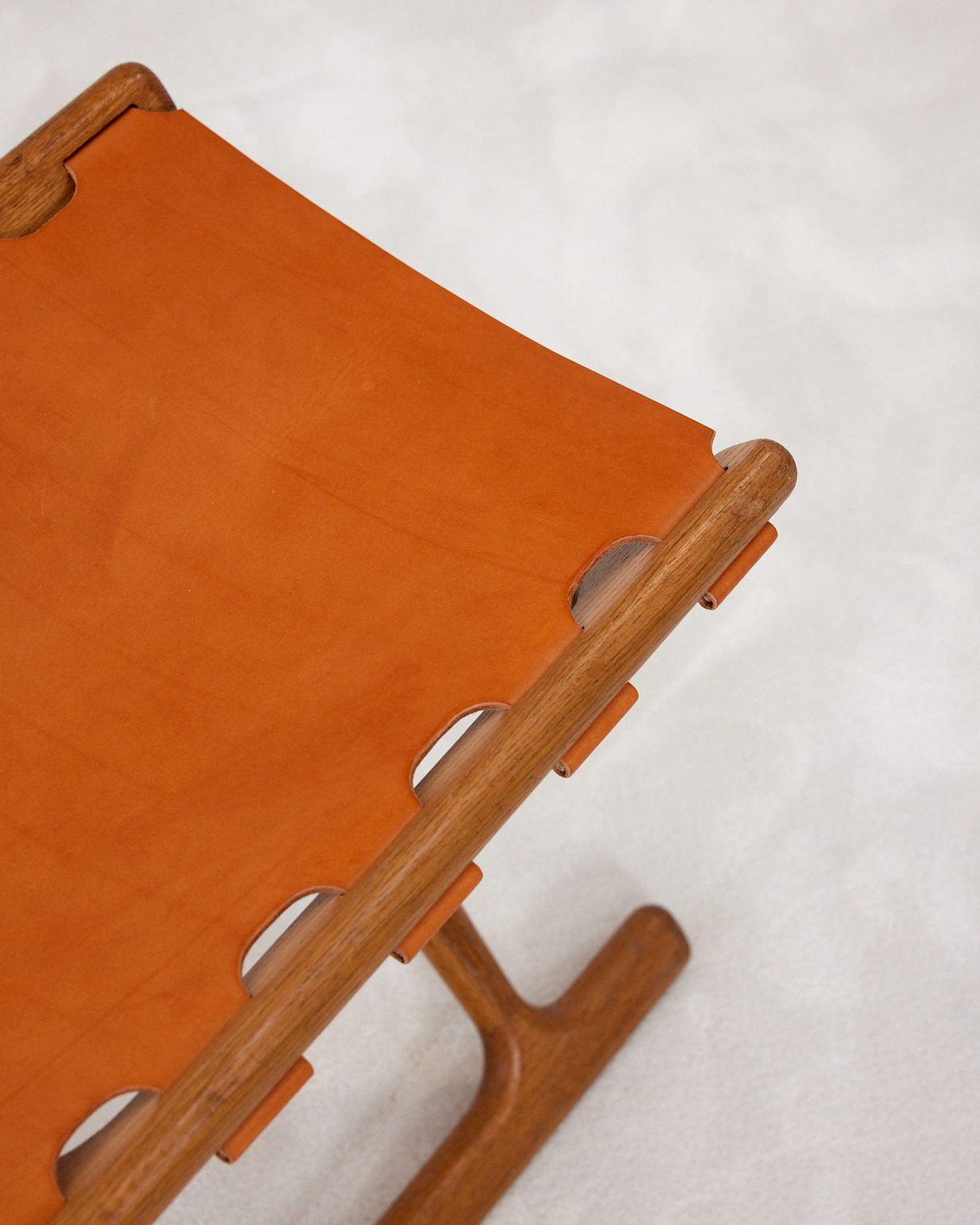 Folding Stool by Poul Hundevad