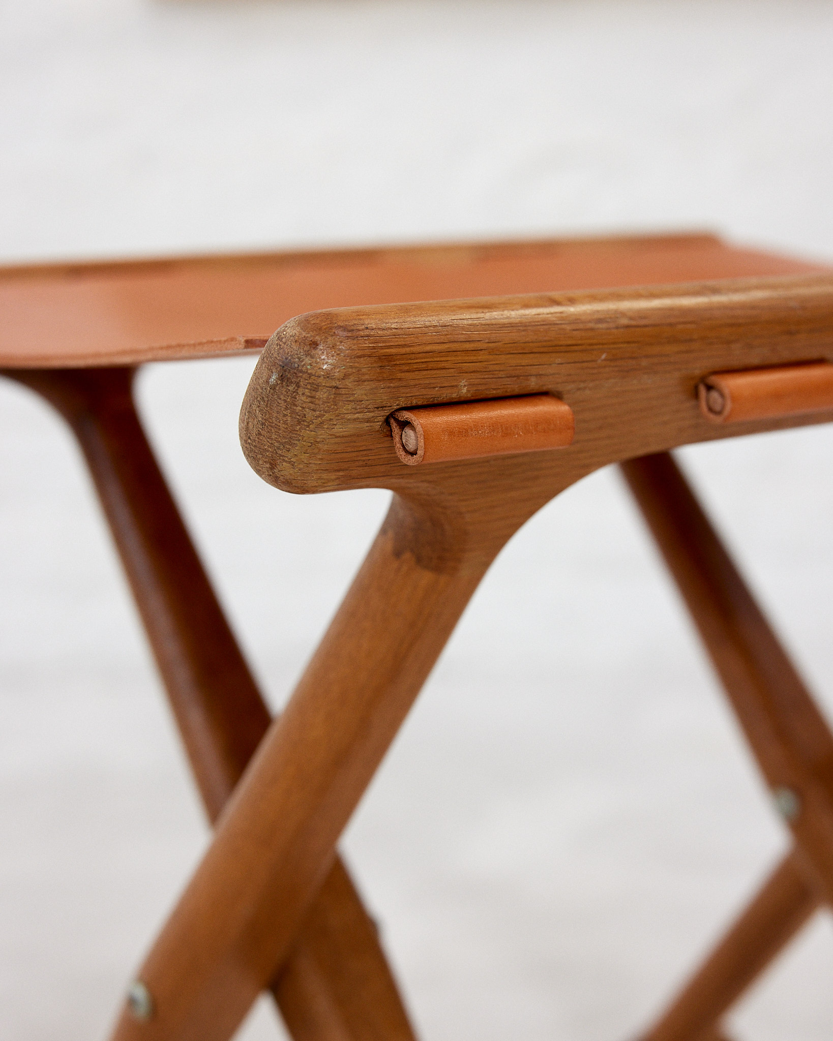 Folding Stool by Poul Hundevad