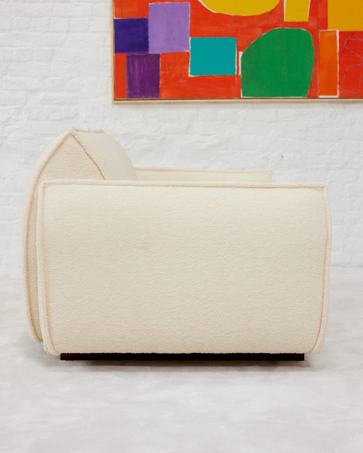 Two seater couch in style of Michel Mortier