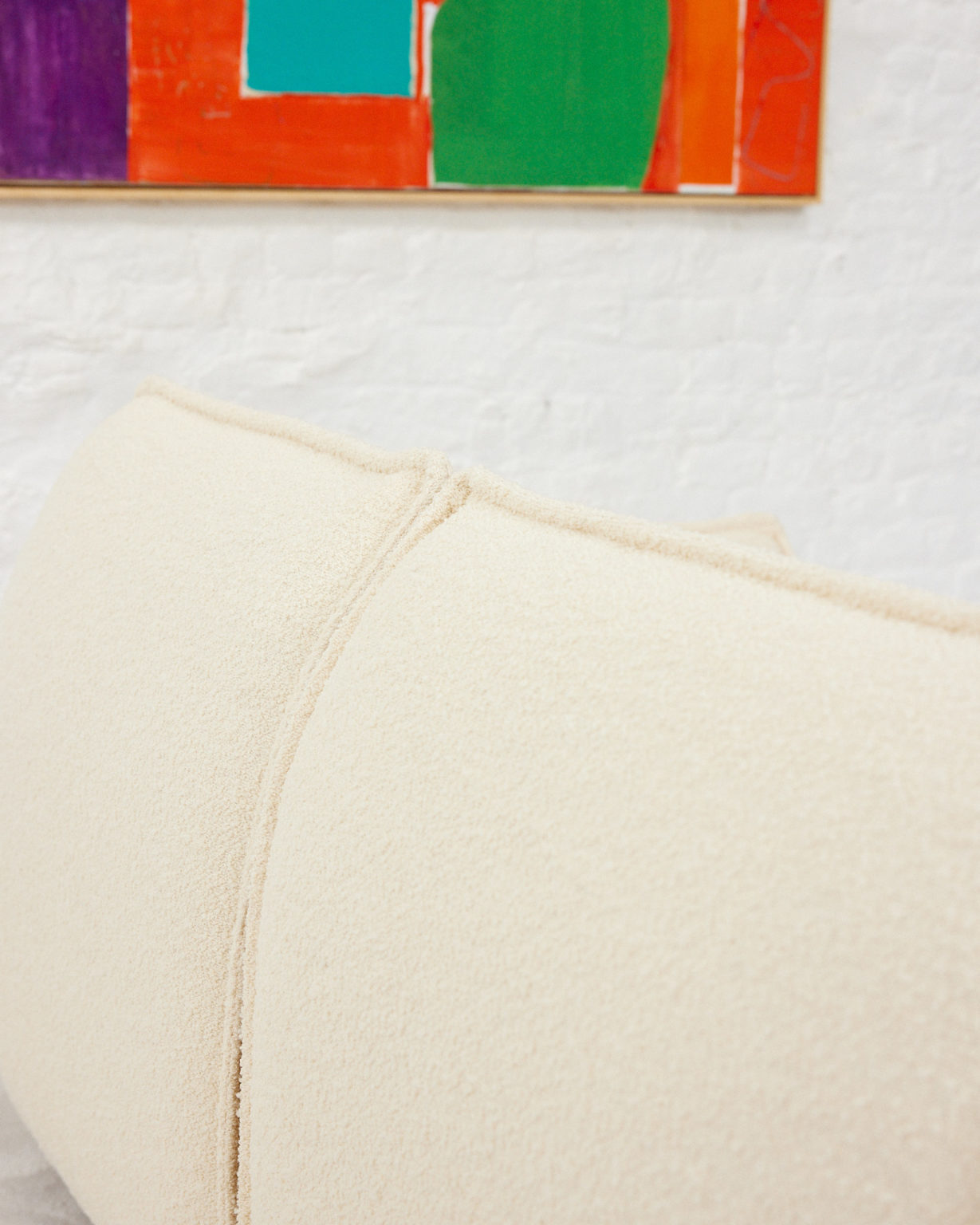 Two seater couch in style of Michel Mortier